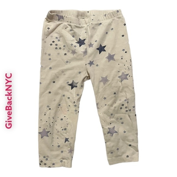 FIRST Impressions White Pants with Stars 18M - Picture 1 of 4